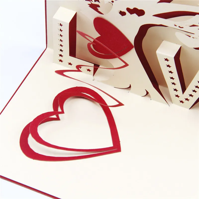  Handmade Birthday Greeting Card 3D Invitation Card for Birthday Wedding Party H99F - 33035665643