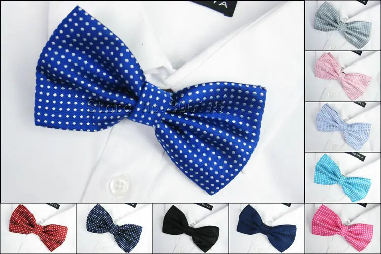 

2018 Bow Ties For Male Classic Dot Pattern Bowties Business Suite Shirt Cravate Wedding Party Men's Gravatas Tuexido