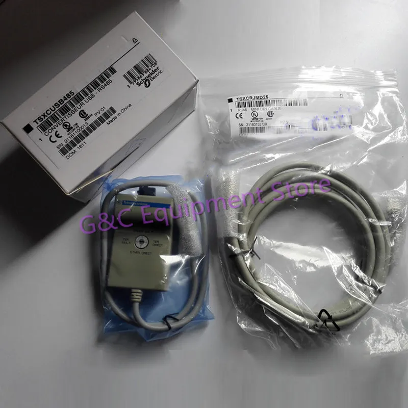 

1pc Original TSXCRJMD25+TSXCUSB485 Programming Cable/Wire