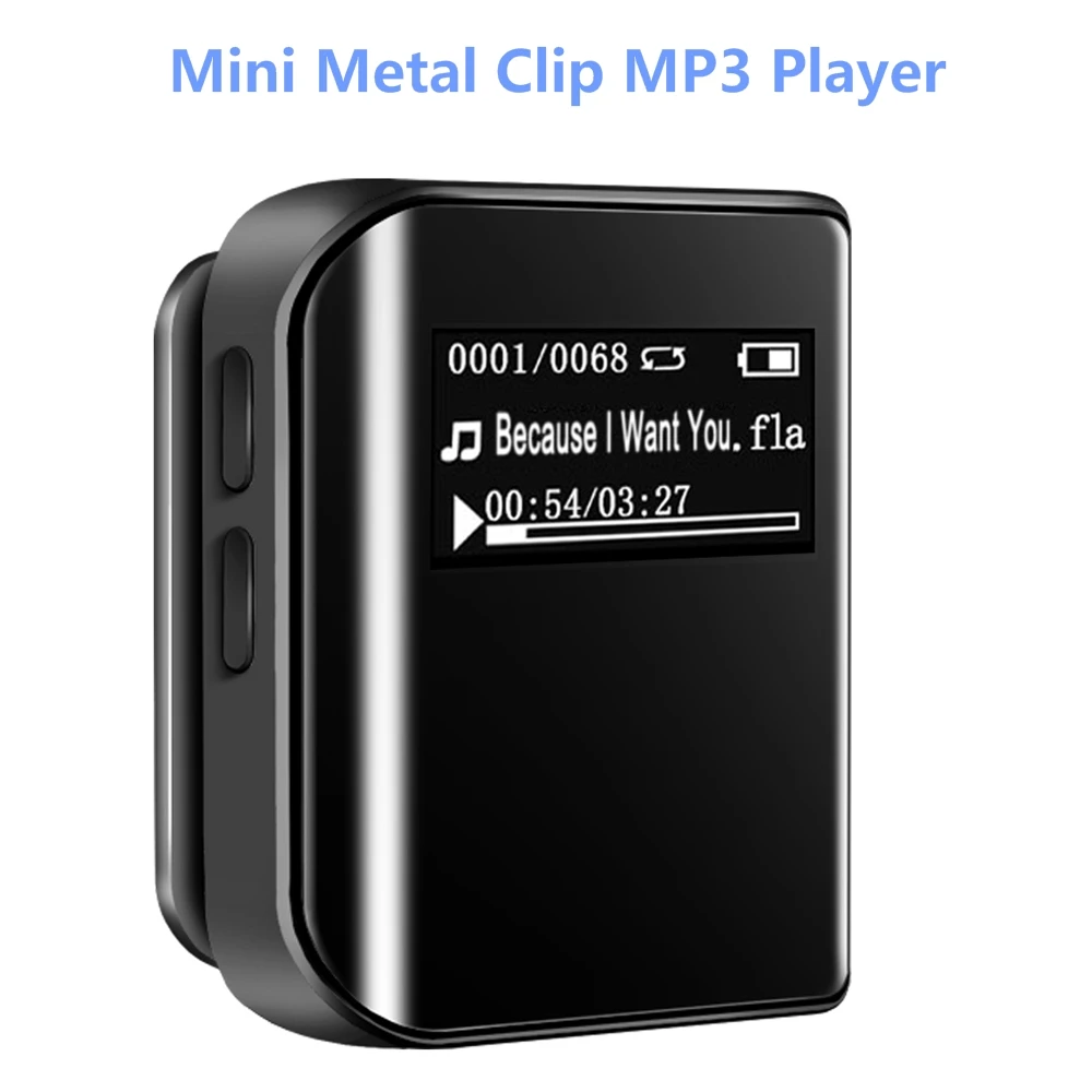 

Mini Clip MP3 Player Original Benjie K10 Portable 8G Sports MP3 Music Player High Sound Quality Lossless Player With FM Radio