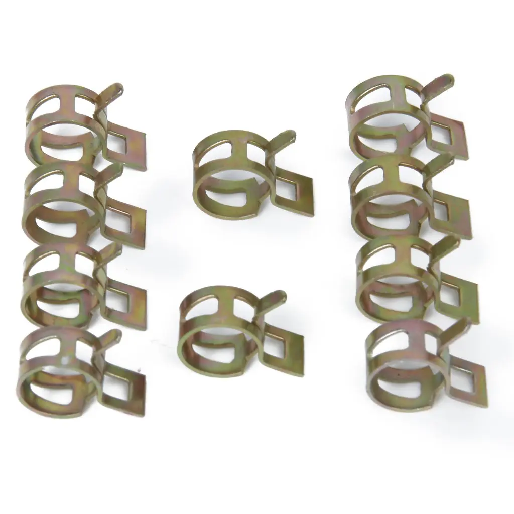 

10Pcs Spring Band Type Fuel Vacuum Silicone Pipe Tube Clamp Clip tools