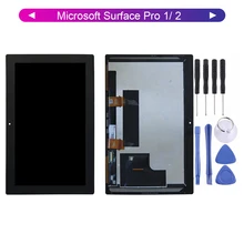 Для microsoft Surface Pro 1/2 Pro 1 Pro 1514 Pro2 1601 ЖК-экран дигитайзер Сенсорная панель стеклянная сборка+ Инструменты