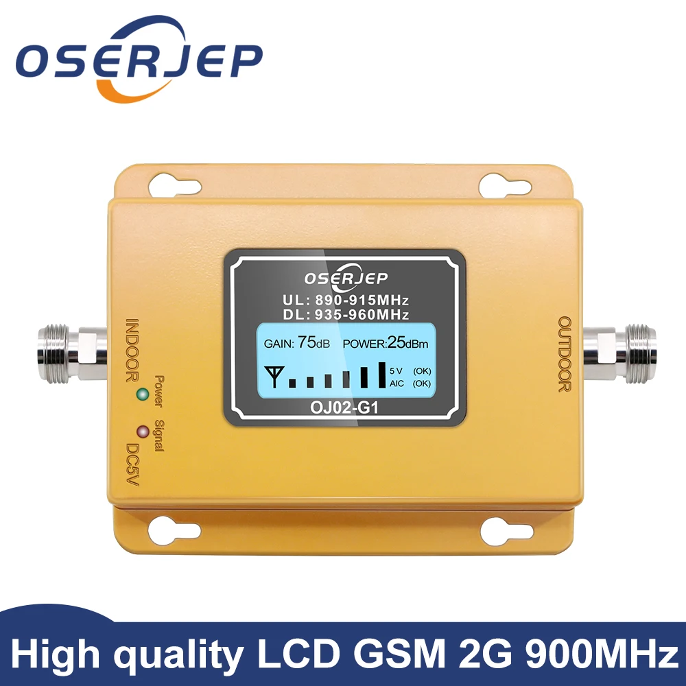Экономичный ЖК дисплей GSM Band8 900 МГц 2g 3g Репитер сигнала усилитель 20dbm сотового