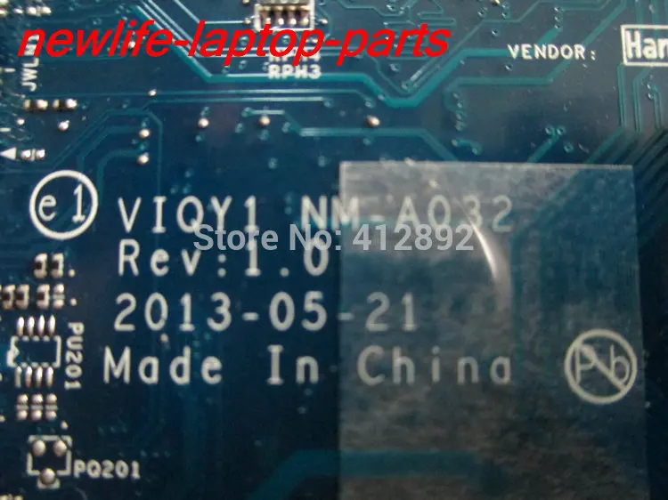 Оригинал для Y510P GT750M материнская плата VIQY1 NM A032 DDR3 maiboard 100% тест|motherboard sony|motherboard