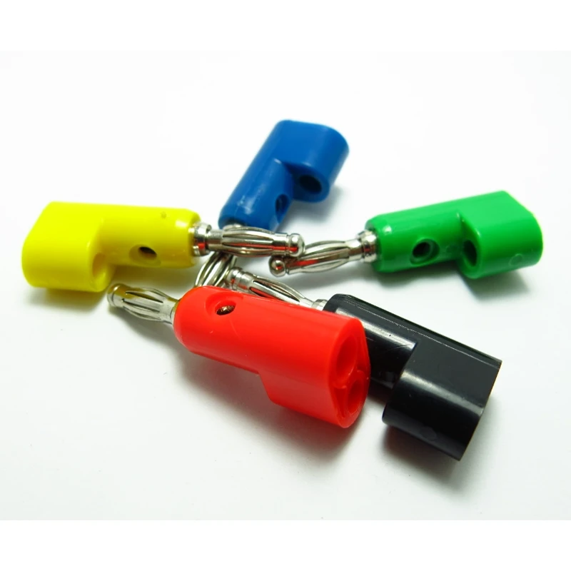 

10pcs/lot 4mm Solderless Stackable Banana Plug Banana Connector Head