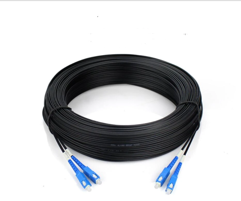 

20m Fiber Optic Drop Cable Patch Cord Outdoor FTTH SC/UPC to SC UPC