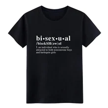 bisexual dictio nary vintage sport t shirt Customize Short Sleeve S-3xl Trend Interesting Authentic Summer Style Original shirt nary