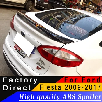 

For Ford Fiesta 2009 to 2017 Sedan rear spoiler High quality ABS material spoiler primer DIY any color spoiler For Fiesta