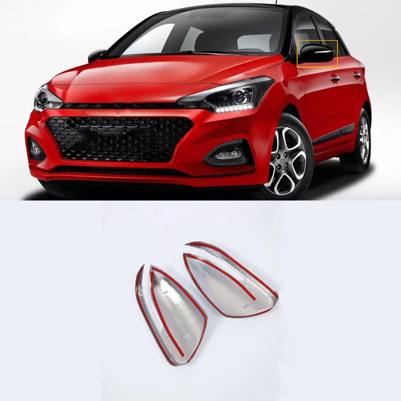 4 шт. накладки на дверное зеркало для HYUNDAI I20|Хромирование| |