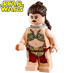 SingleSale Звездные войны Rogue One Princess Leia Slave sw485 цепи minifig собрать DIY строительные блоки обучения детей подарок игрушки