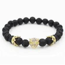 Украшения Лава вулканический камень циркония Shibaozi головка an Crown Запчасти браслет ручной работы украшение на нитке