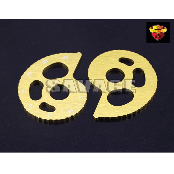 

Motorcycle Accessories CNC Aluminum Chain Adjuster with scale    For SUZUKI DR200SE 99-13, DR250 Djebel 92-01 Golden