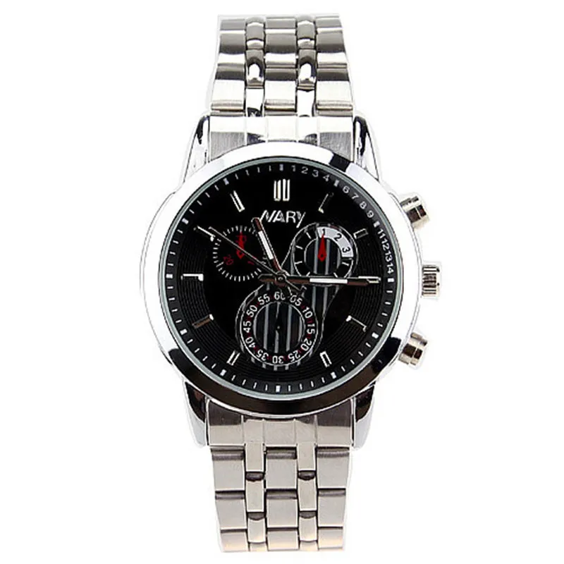 Fashion New Nary Brand Silver Stainless Steel Strap Unisex Watches Casual Couples Sport Fashion Wrist Watch