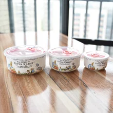 Британия Питер посуда с кроликами супницы запечатать крышкой свежие кости салатник Китай сохранить свежесть Ланч Bento Box пищевой контейнер