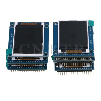 

CNBTR Blue Mini 1.8" Serial SPI TFT LCD Module Display with PCB Adapter ST7735B IC 128X160 Pixels Pack of 10