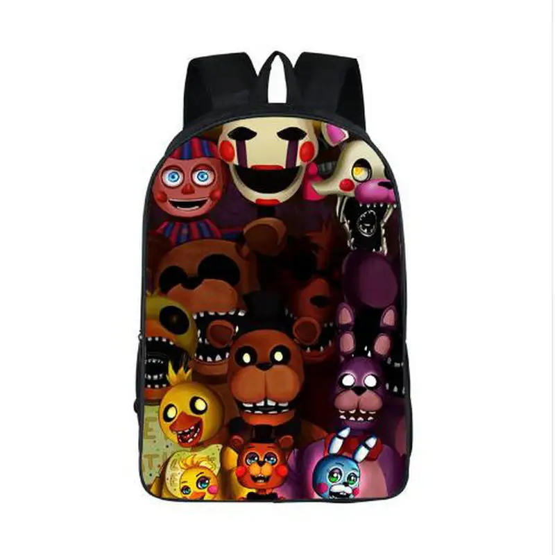 Рюкзак Five Nights at Freddy для мужчин и женщин школьная сумка FNAF подростков детский