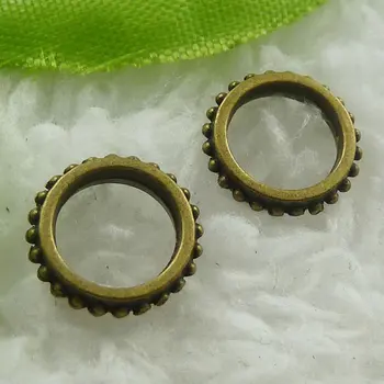 

600 pieces antique bronze nice ring 11x3mm #1870