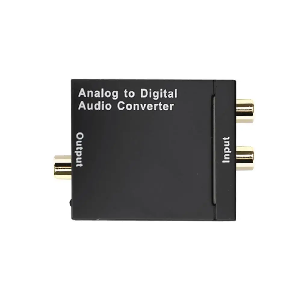 Аналоговый и цифровой конвертер ADC оптический коаксиальный RCA Toslink SPDIF адаптер ТВ