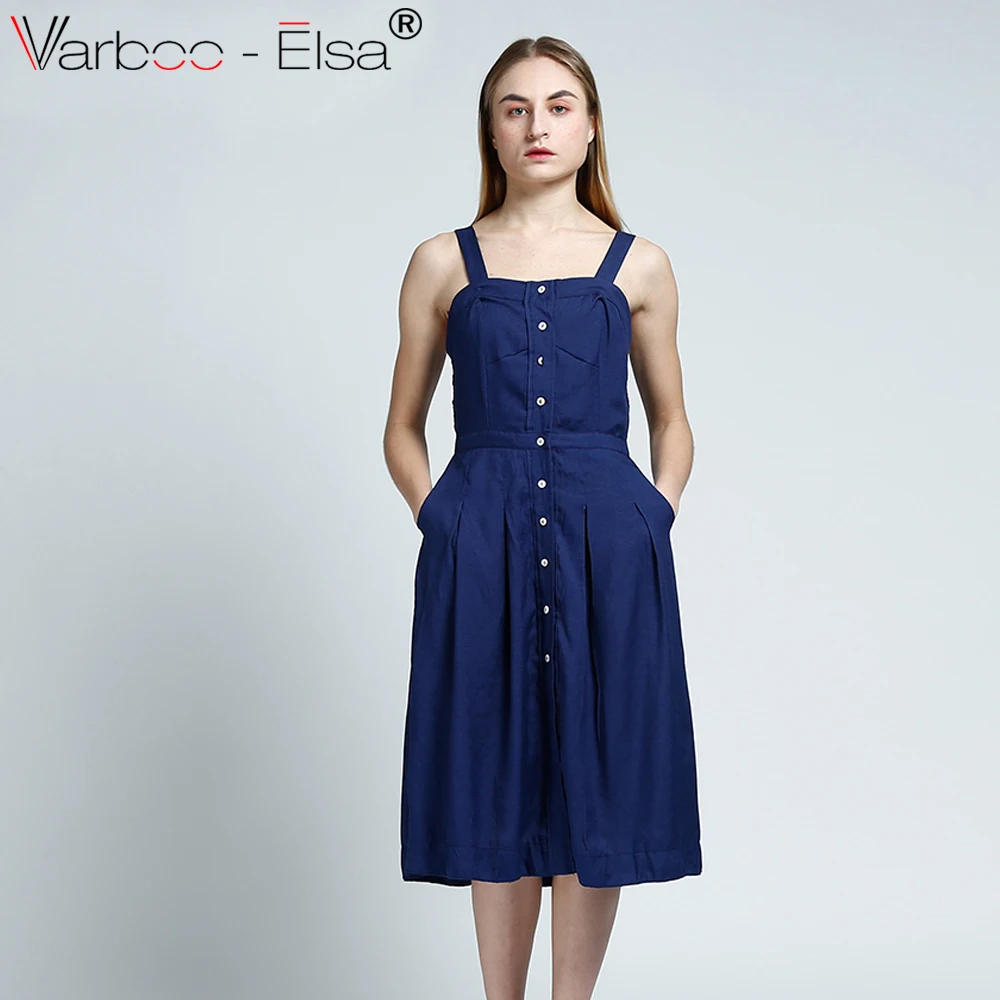 VARBOO_ELSA 2018 лидер продаж Новинка сезон: весна–лето пляжное платье пикантные без