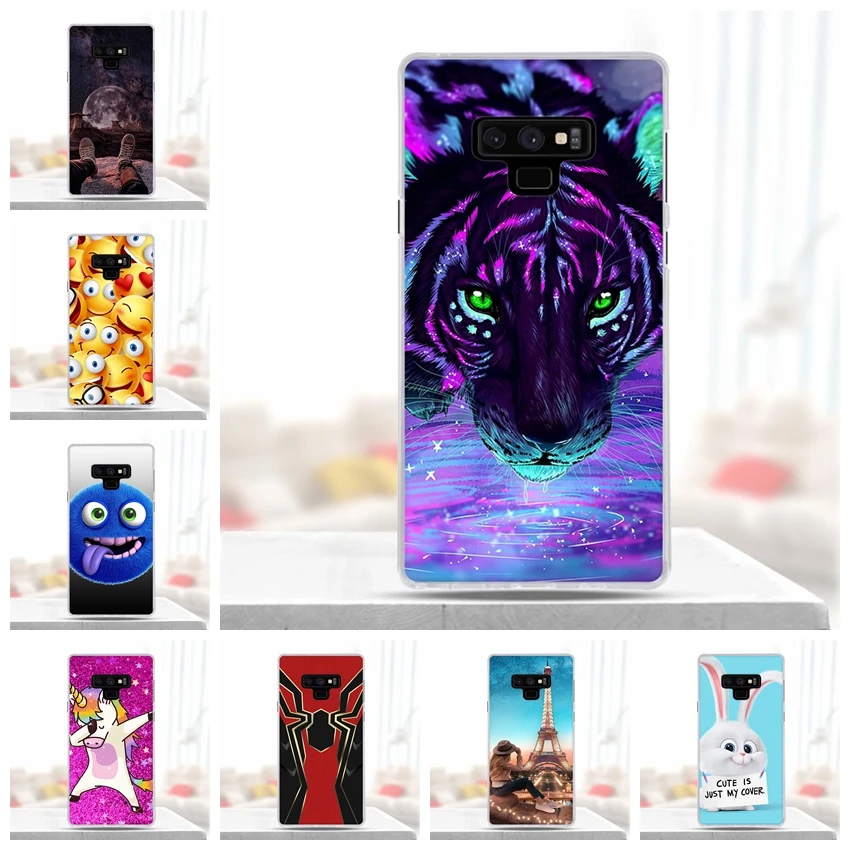 

Phone Case for Samsung Galaxy Note 9 Case 6.4" Silicoen Soft TPU Cute Back Cover for Fundas Samsung Note 9 N960F N960 Case Cover