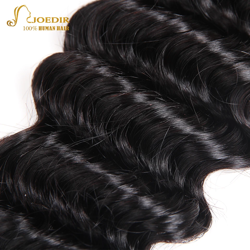 Joedir Brazilian 3pcs Human Hair Deep Wave Weave Bundles Natural Hair Weaving Machine Double Weft Hair Extensions No Tangle Joedir Brazilian 3pcs Human Hair Deep Wave Weave Bundles Natural Hair Weaving Machine Double Weft Hair Extensions No Tangle