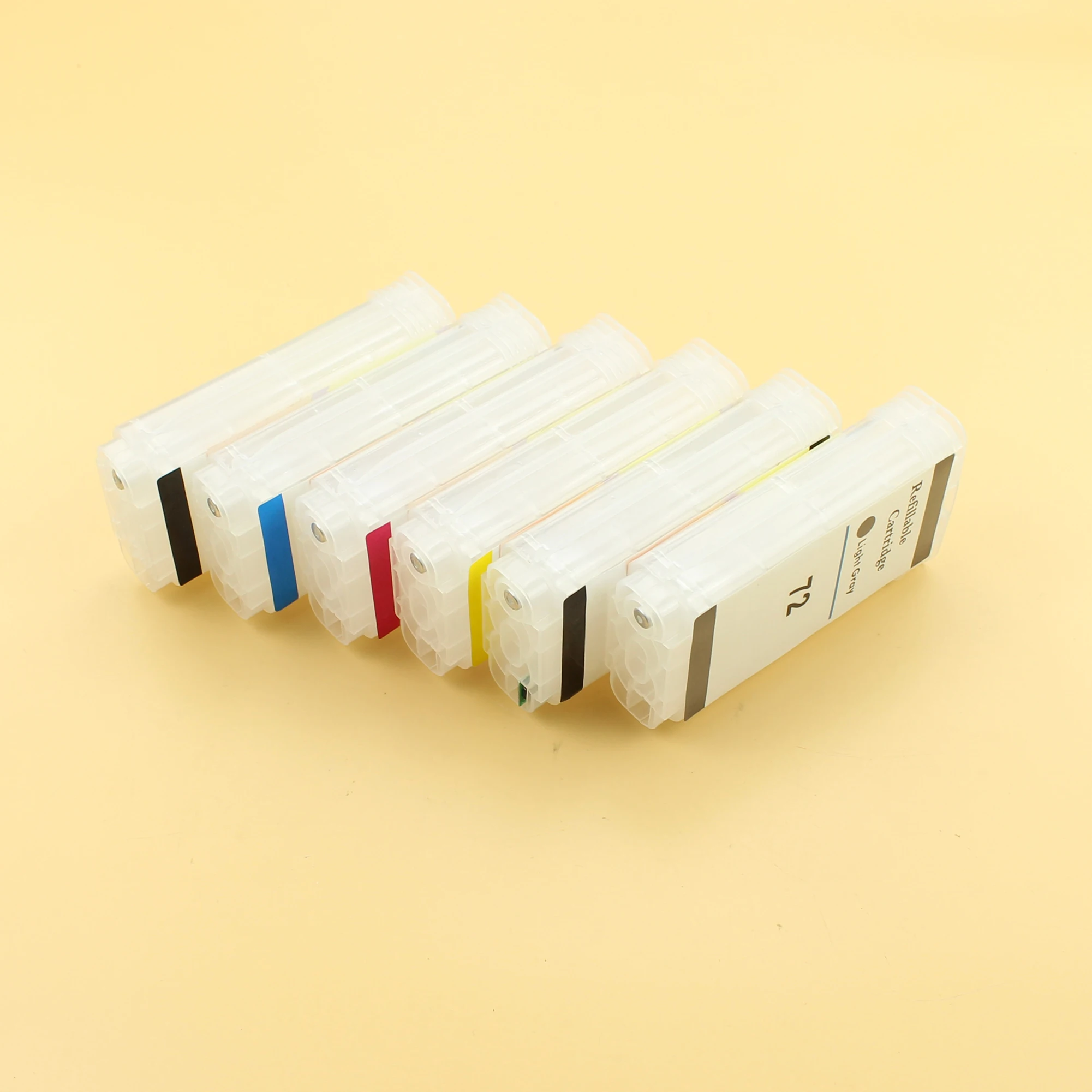 DGYCJLFP refillable ink cartridge with chip for HP 72 Designjet T610 620 790 110 1120 1200 1300 2300 printer 130ml | Компьютеры и офис