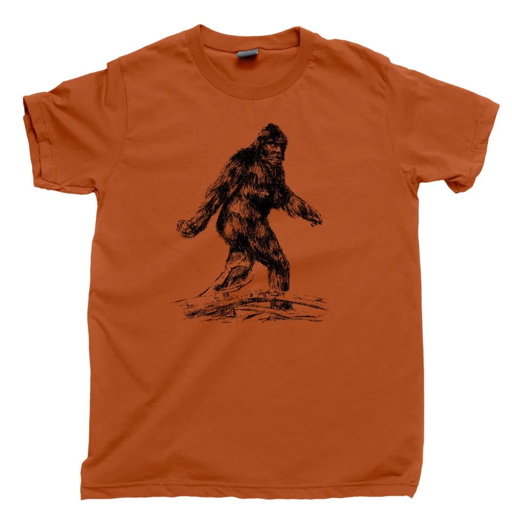 Bigfoot T Shirt I Want To Believe Sightings Hiking Camping Tee