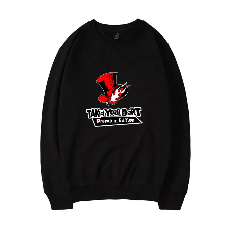 Persona 5 забавная зимняя Толстовка P5 повседневная одежда толстовка с