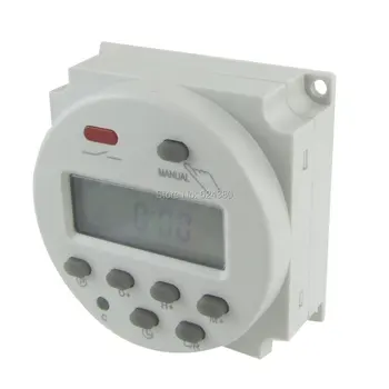 

CN101 AC/DC 12V 24V AC110V AC220V Digital LCD Power Programmable Timer Time Switch Relay 10A