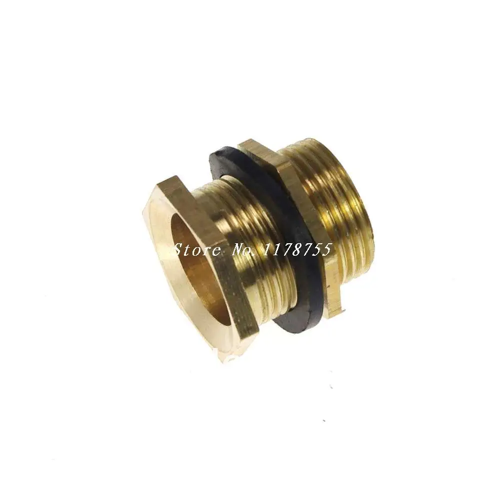 2PCS 1" BSPP Brass Pipe Swivel Fitting Nut Water Tank Connectors