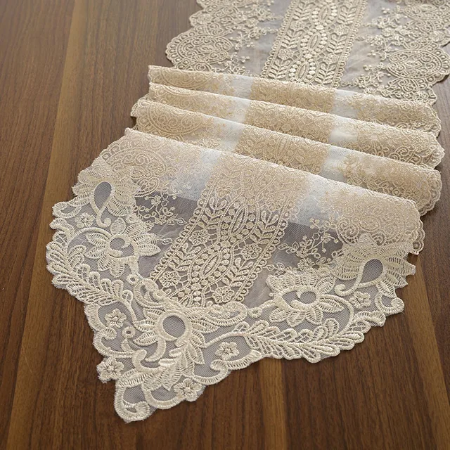 Transform Your Home with a Korea Style Lace Dresser Dustproof Table Runner