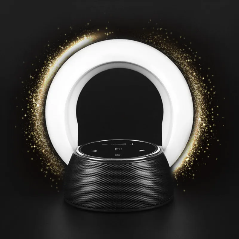 Portable Bluetooth Speaker Lamp Stereo Sound Speaker Bedside lamp