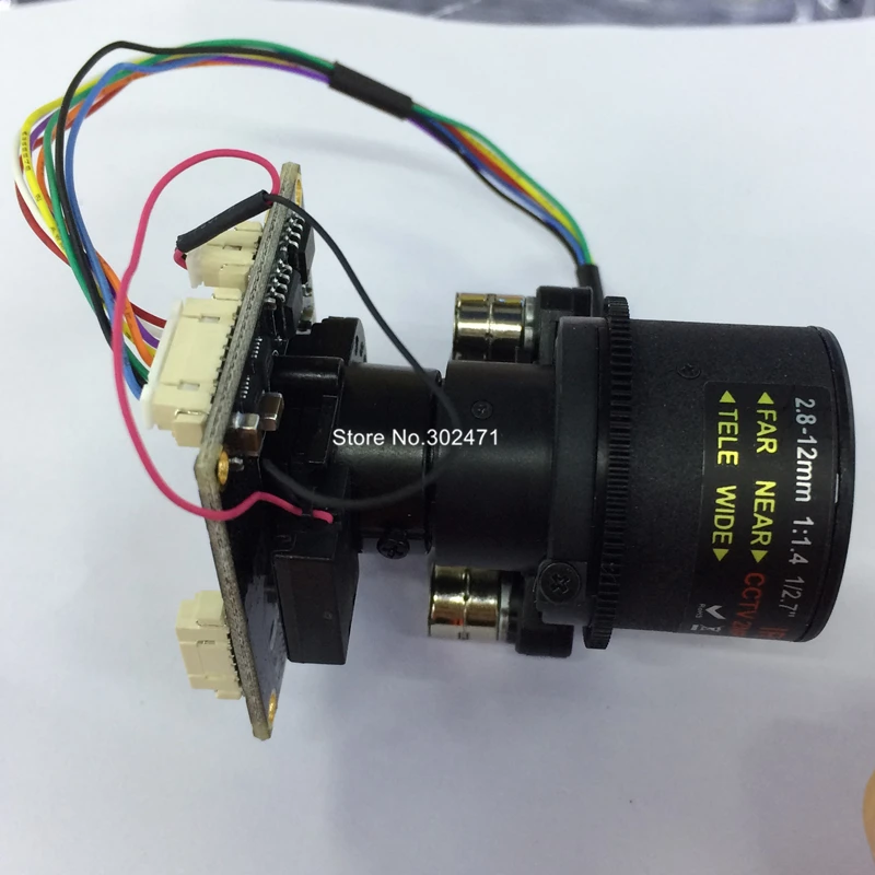 1080P AHD TVI CVI CVBS Motorized 2 8 12mm Zoom Auto Focal LENs 1 2 8