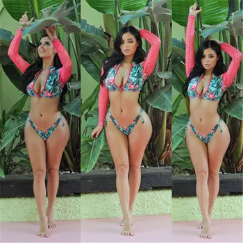 

2018 New Sexy Bikinis Women Swimsuit Push Up Swimwear Brazilian Bikini Print Summer Beach Bathing Suit Biquini