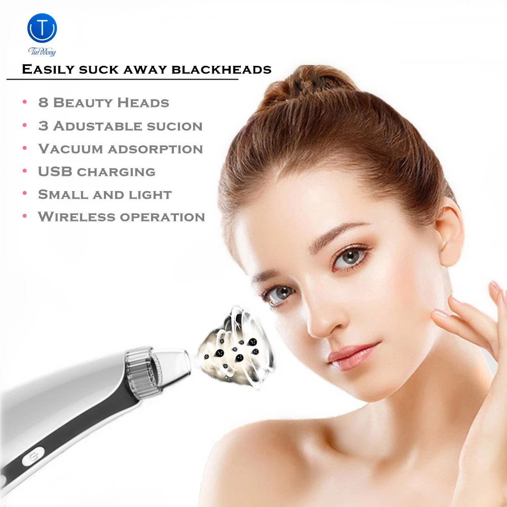 

Простой бытовой инструмент для угрей, вакуумный Электрический вакуумный прибор для угрей, 3 модели, технология IPL Beauty Lamp