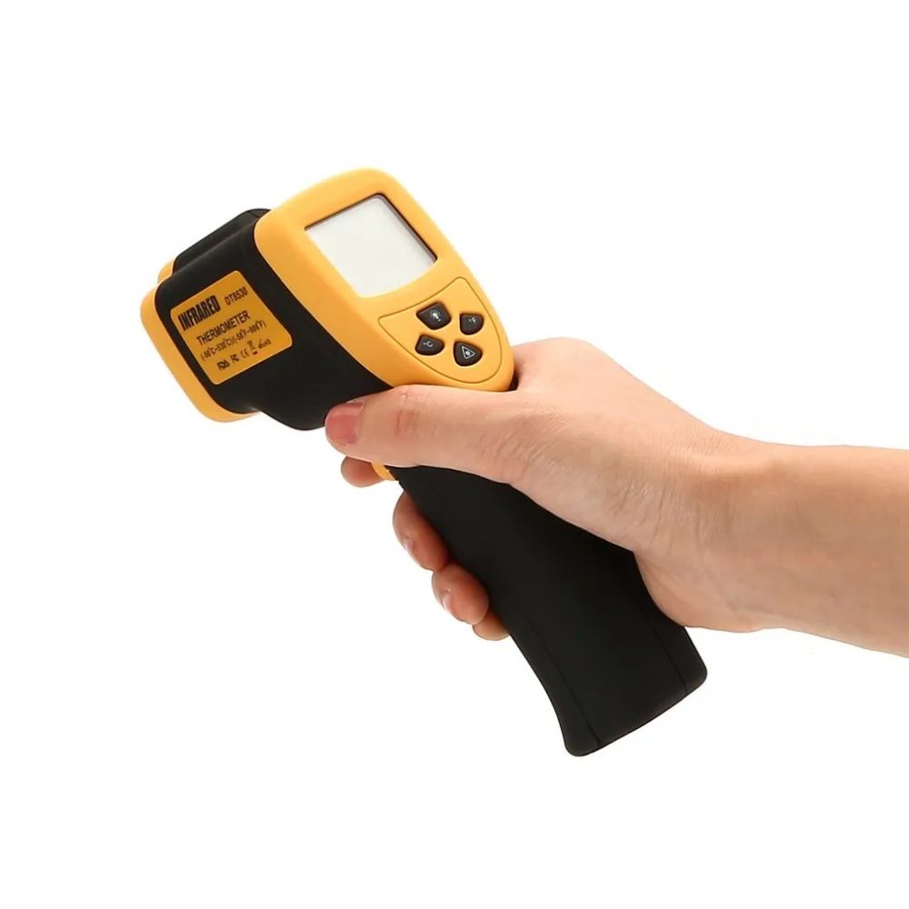 DT8530 Digital LCD Handheld Infrared Thermometer Temperature Meter Tester Red Laser Portable Non