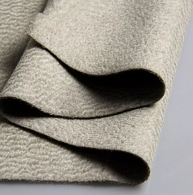 Двусторонняя водная рябь кашемир ткань для пальто 800 грамм 150 см ...