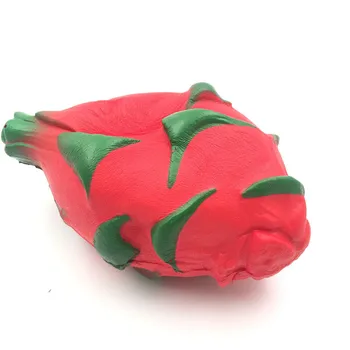 

Cute 14cm dragon fruit Soft Slow Rising Squishy toy Kawaii Healing anti Stress Reliever Simulation Scented Squeeze Toy kids Gift