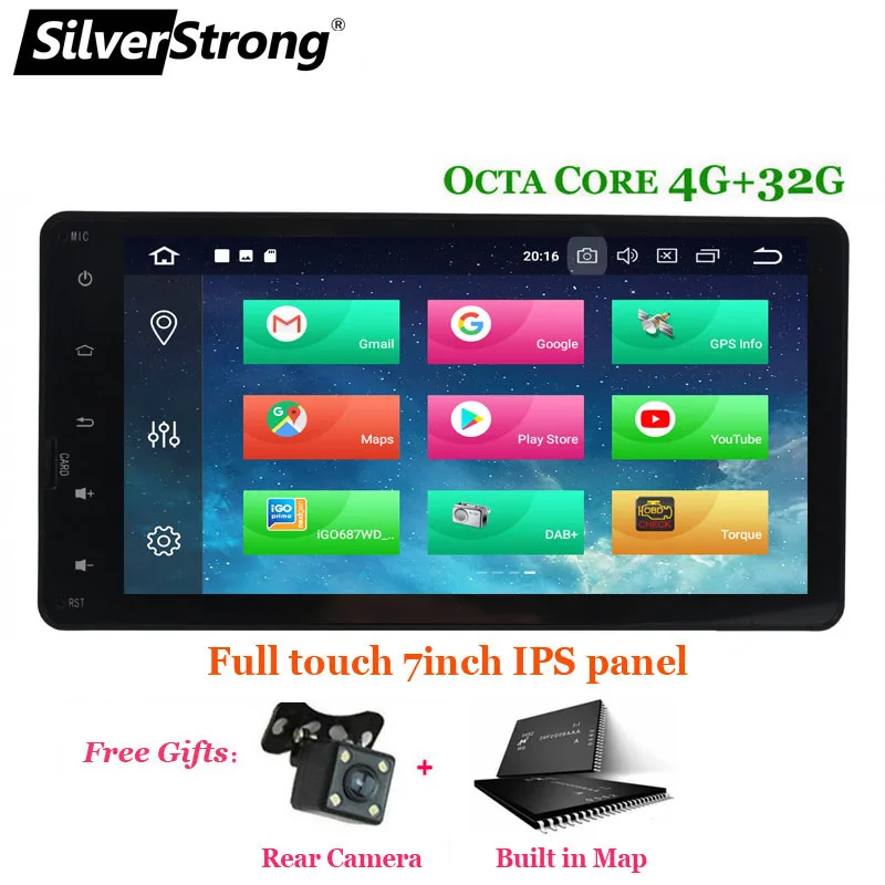 SilverStrong 7''OctaCore ram 4G ROM32G Android9.0 автомобильный DVD gps плеер Navi для Mitsubishi Outlander ASX- full toucreen - Цвет: Outlander-8.0 OS X5