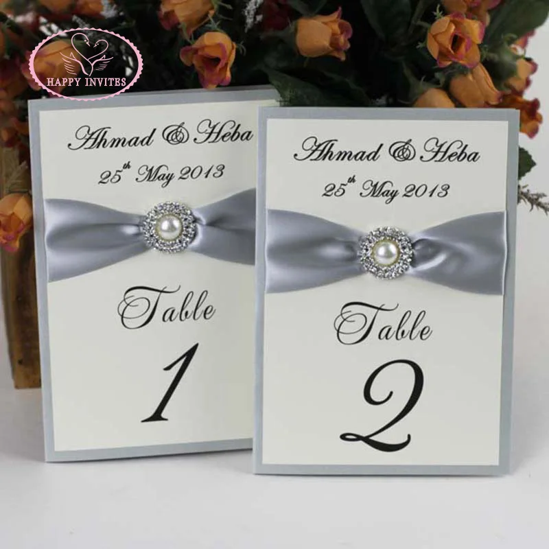 HI9030 - 01 Customized Table Numbers for Wedding