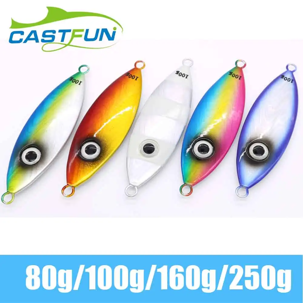 Metal Jig Deep Sea Spoon Lure Slow Jig Fishing Jigging Lure Free
