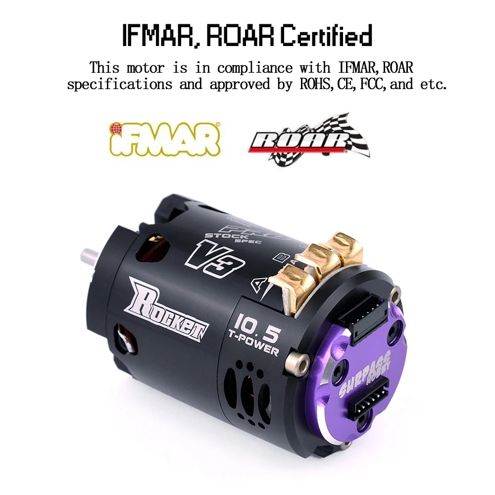 Датчик бесколлекторный Rocket 540 V3 Pro 3 5 T 4 6 7 8 для модифицированной конкуренции 9 1/10 F1