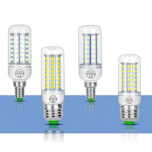 E14 LED lamp Corn bulb E27 220V Lights Bulb Candle SMD5730 24 36 48 56 69 72leds Energy saving Lighting household LED Decoration