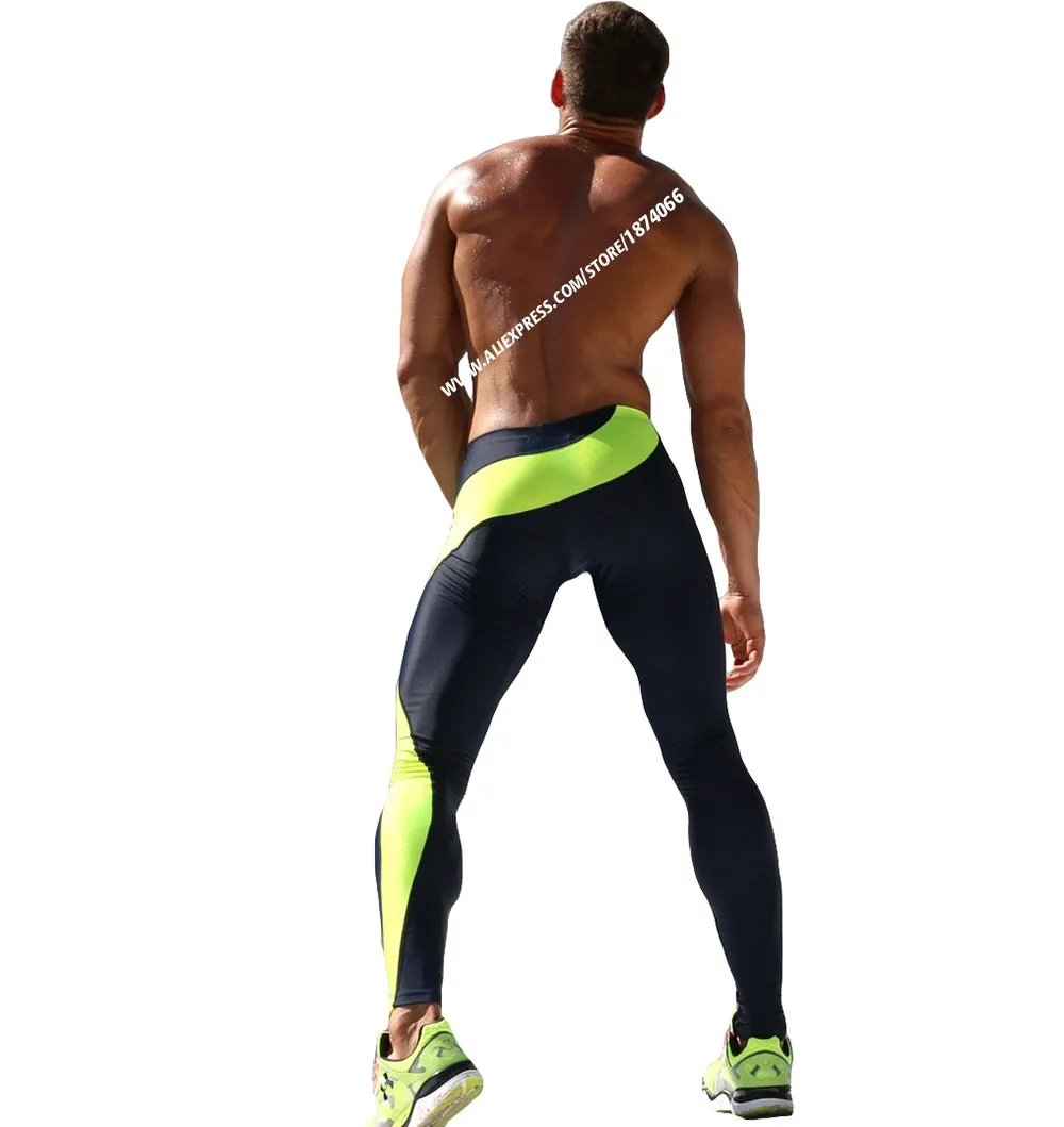 Aimpact, обтягивающие мужские спортивные штаны, спортивные, облегающие, для бега, Мужские штаны, для спортзала, в полоску, обтягивающие, спортивные штаны AQ17