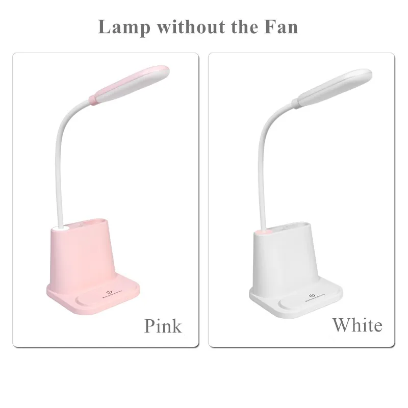  0-100% Touch Dimmable Led Table Lamp USB Rechargeable Adjustment for Children Kids Reading Study Be - 32965368844