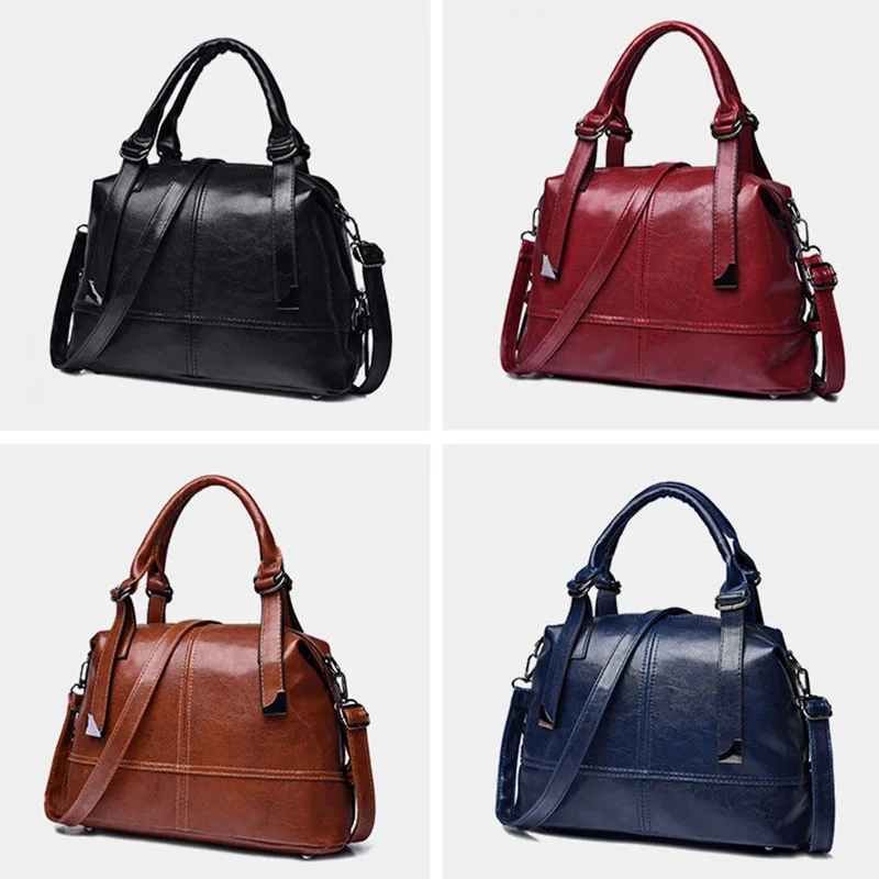 

1 Pcs Women Shoulder Crossbody Bag Large Capacity PU Zipper Solid Color for Mobile Phone OH66