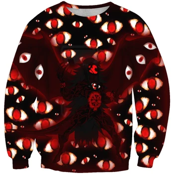 

New arrival fashion Unisex Sweatshirt 3D anime anime print simple Casual white relaxtion oversized Clothes Free shipping