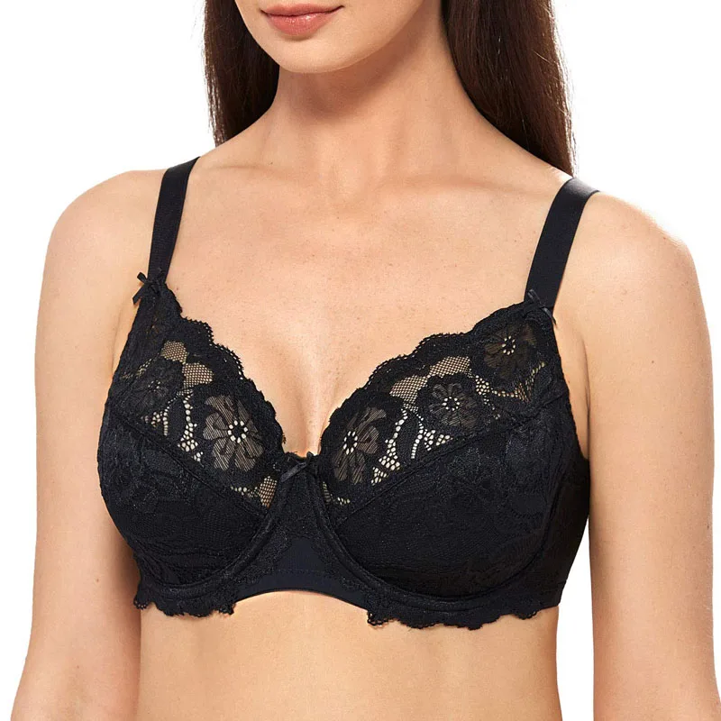 34-44 B C D DD DDD/E F G H женский ультра-тонкий бюстгальтер на косточках, без подкладки, без подкладки, с кружевной отделкой