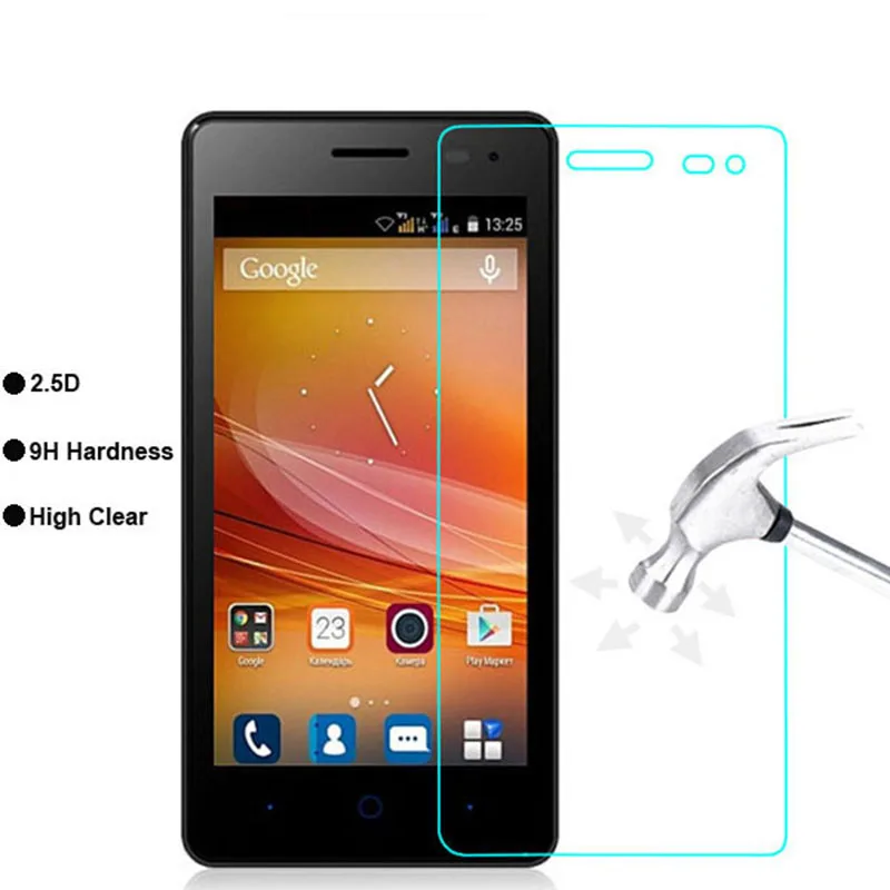 

For ZTE T320 / T 320 Tempered Glass 9H 2.5D 0.3mm Premium Screen Protector Film For ZTE Blade GF3 GF 3 / Q Pro Qpro 4.5" Inch ><