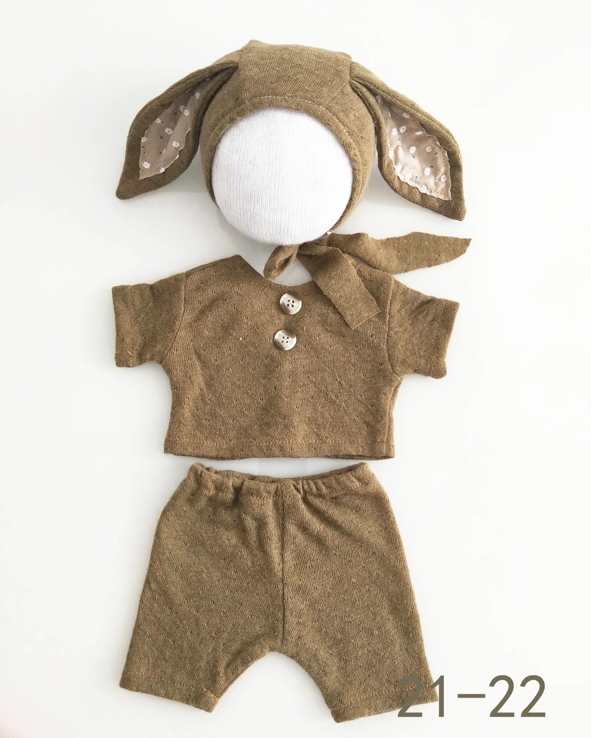 Orelhas do Bebê Conjunto de Acessórios Dvotinst Newborn Fotografia Adereços Bonnet Roupas Chapéu Estúdio Shoots Foto 16 Cheap Chapéus e bonés